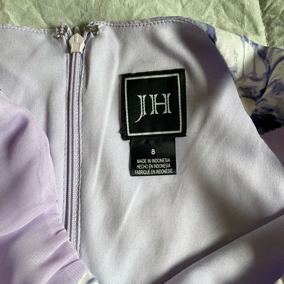 JH sleeveless purple flower maxi dress - Picture 8 of 9